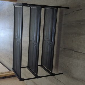 3 Tier Shoe Rack Black